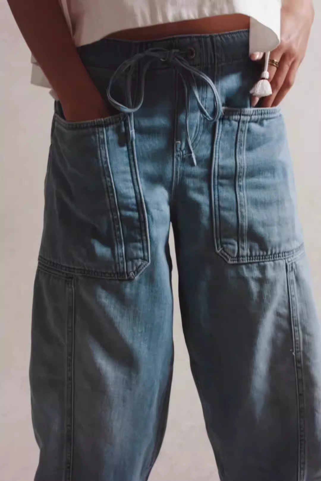Marlowe Loose Fit Ankle Length Jeans