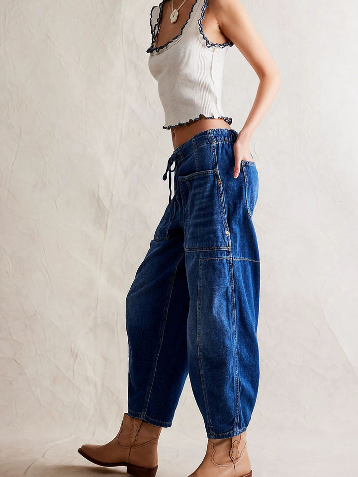 Marlowe Loose Fit Ankle Length Jeans