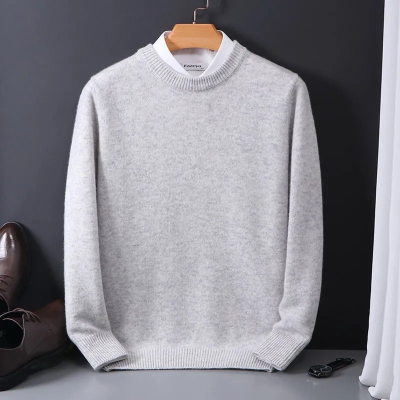 Jasper | Men's Crew Neck Jumper Regular Fit Cotton Blend Pullover