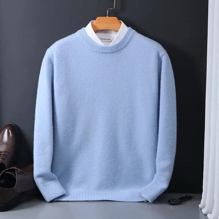 Jasper | Men's Crew Neck Jumper Regular Fit Cotton Blend Pullover