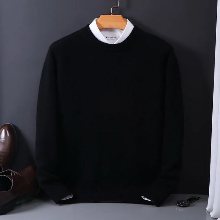 Jasper | Men's Crew Neck Jumper Regular Fit Cotton Blend Pullover
