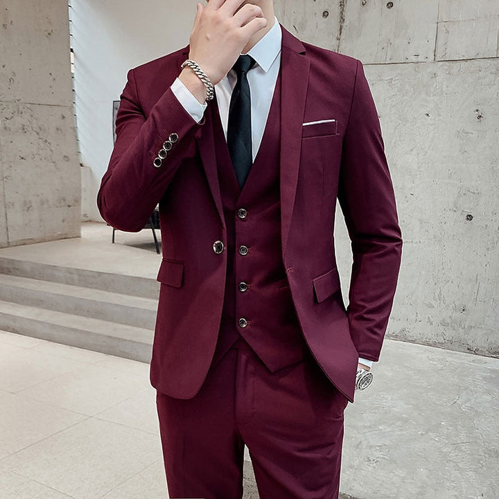 Leonard | Men's Three-Piece Suit Blazer Waistcoat Trousers