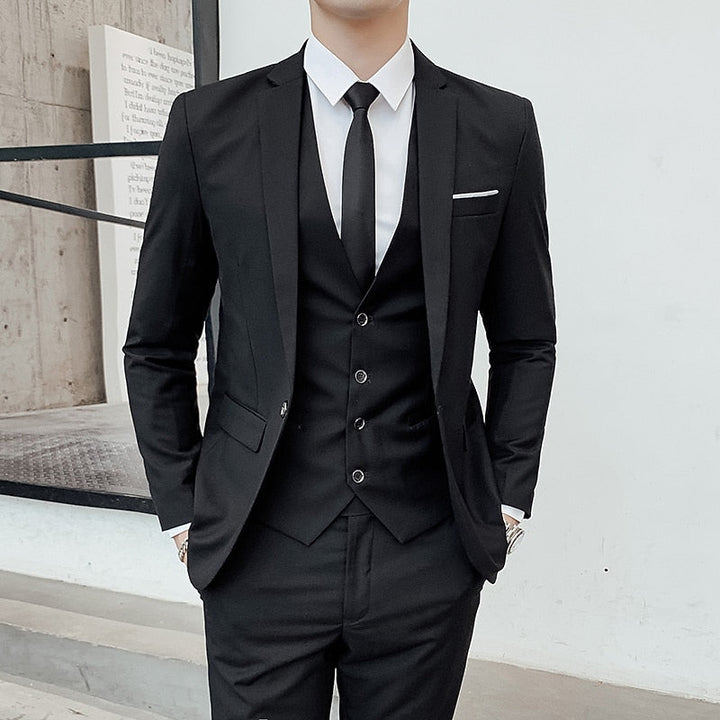 Leonard | Men's Three-Piece Suit Blazer Waistcoat Trousers
