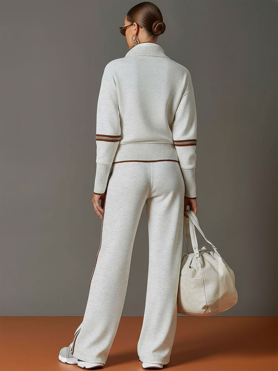 Marietta | Women's Blouse & Wide Leg Trousers Co-Ord Set Loose Fit