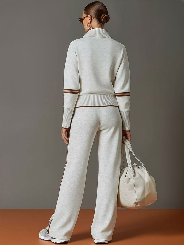 Marietta | Women's Blouse & Wide Leg Trousers Co-Ord Set Loose Fit