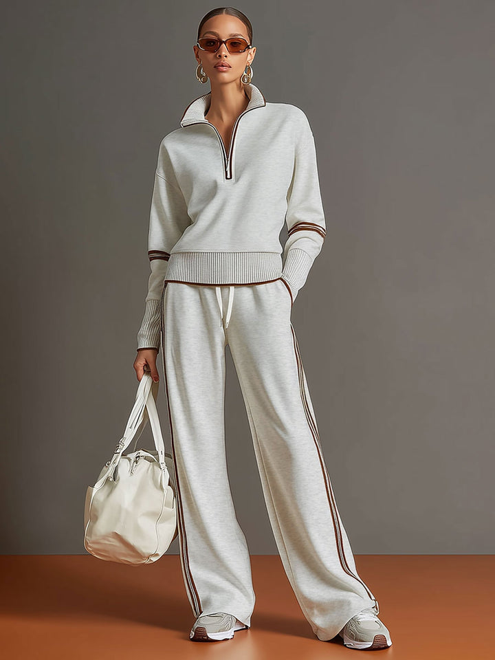Marietta | Women's Blouse & Wide Leg Trousers Co-Ord Set Loose Fit