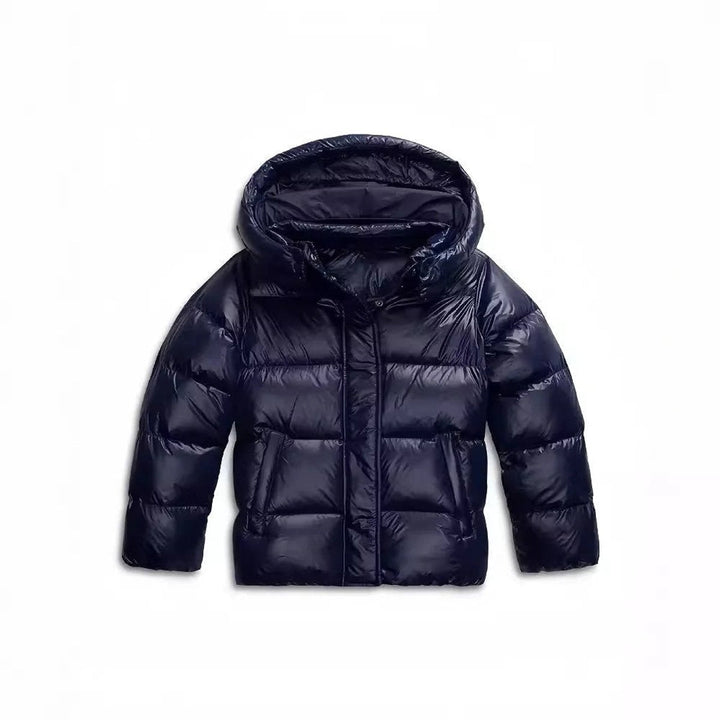 Ava | Ladies Puffer Jacket Hooded Windproof Cropped Coat