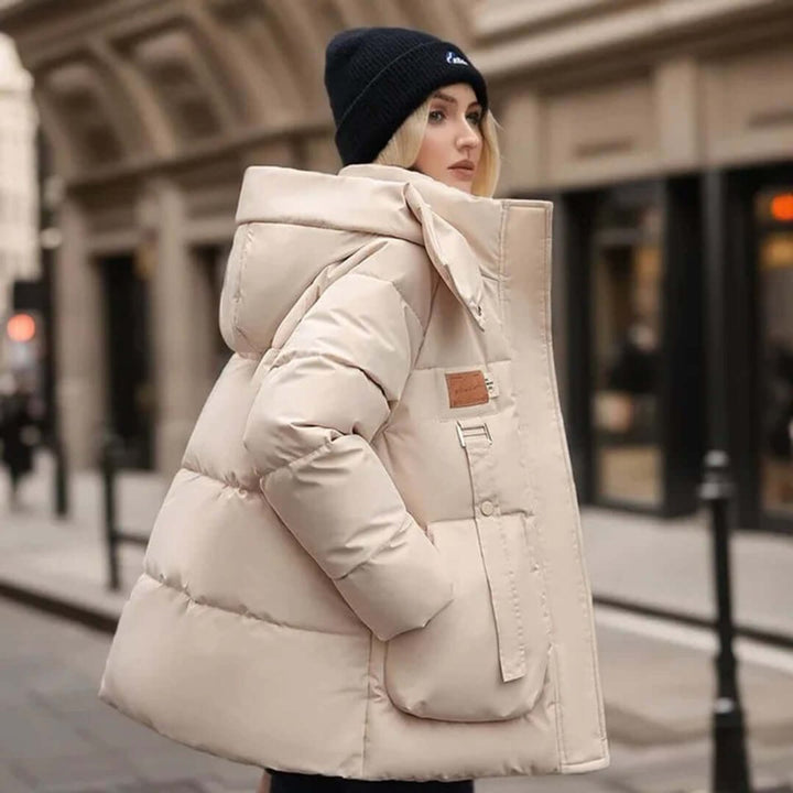 Ava | Ladies Puffer Jacket Oversized Quilted Winter Coat Women