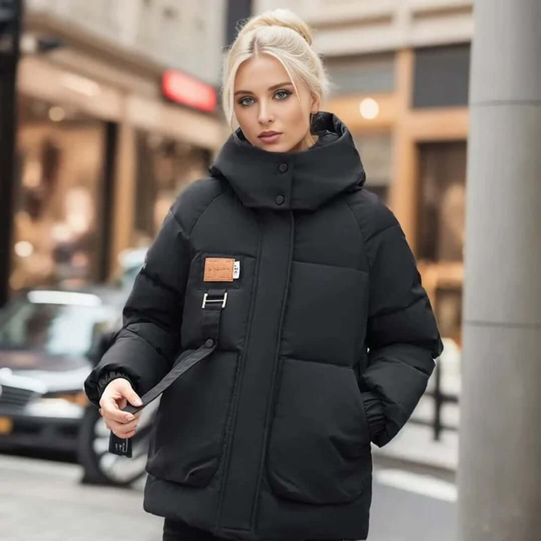 Ava | Ladies Puffer Jacket Oversized Quilted Winter Coat Women
