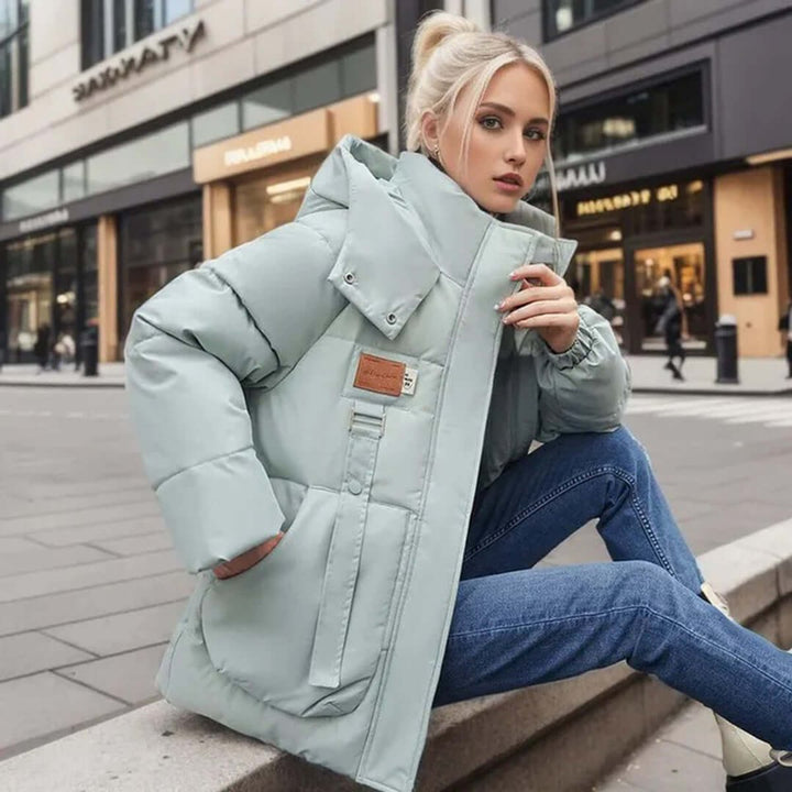 Ava | Ladies Puffer Jacket Oversized Quilted Winter Coat Women