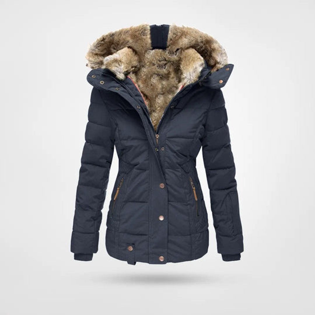 Emily | Ladies Puffer Jacket Womens Waterproof Hooded Winter Coat