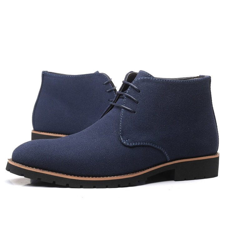 Oliver | Men's Leather Slip-On Ankle Boots Casual
