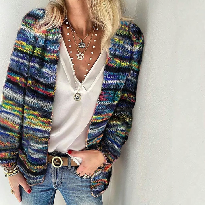 Mabel | Women's Long Sleeve Knitted Jumper Textured Relaxed Fit