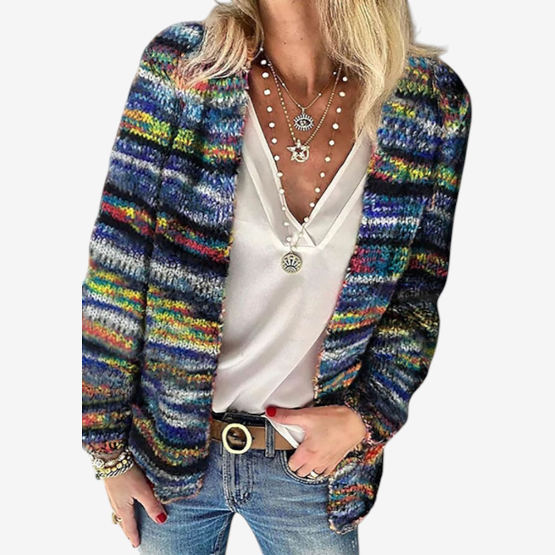 Mabel | Women's Long Sleeve Knitted Jumper Textured Relaxed Fit