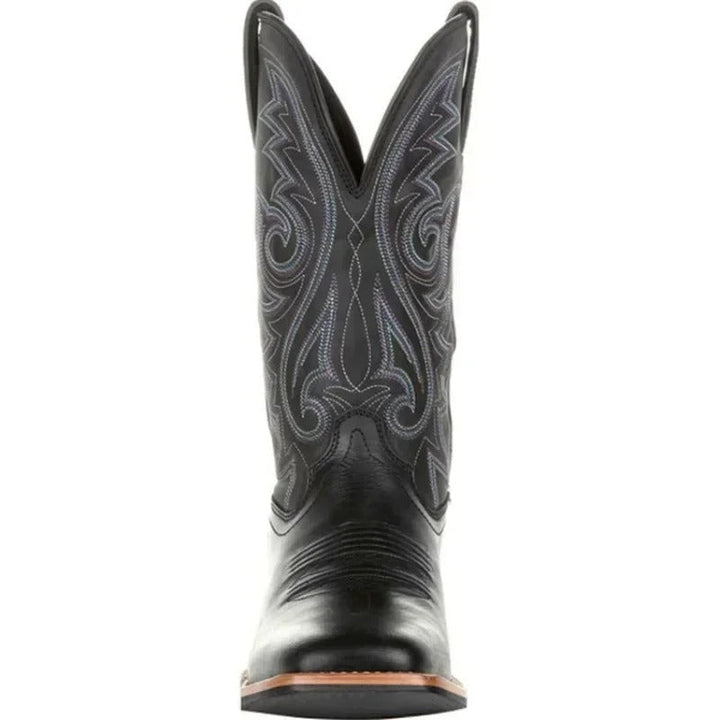 Women’s Western Cowboy Boots – Embroidered Mid-Calf Style for Casual Wear