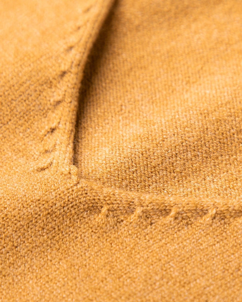 George | Men's Cashmere Blend V-Neck Knitted Jumper Ribbed Cuffs