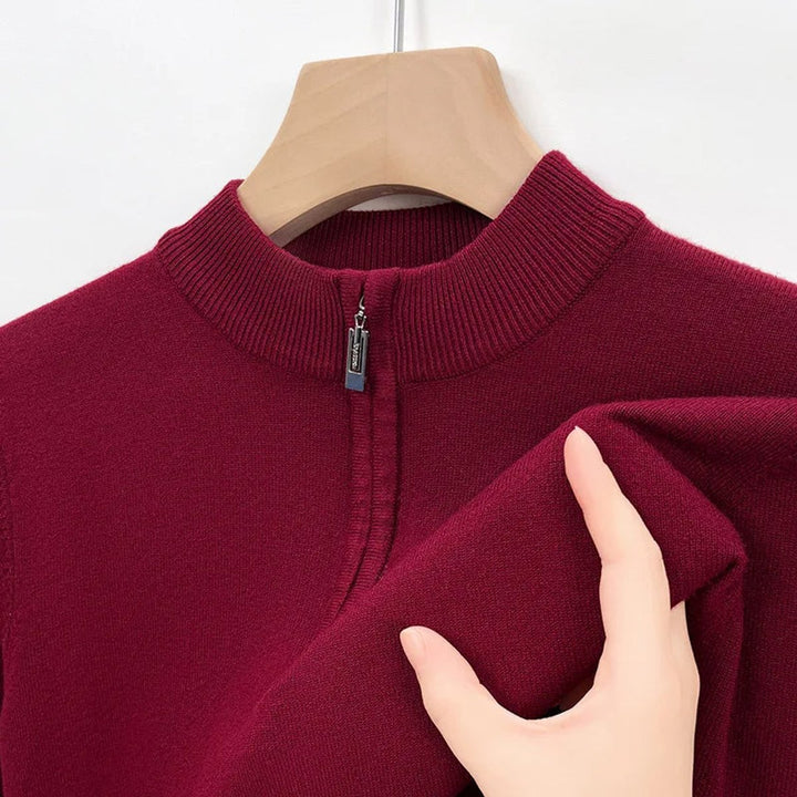 Muhammad | Men's Cashmere Quarter-Zip Knitted Jumper Pullover