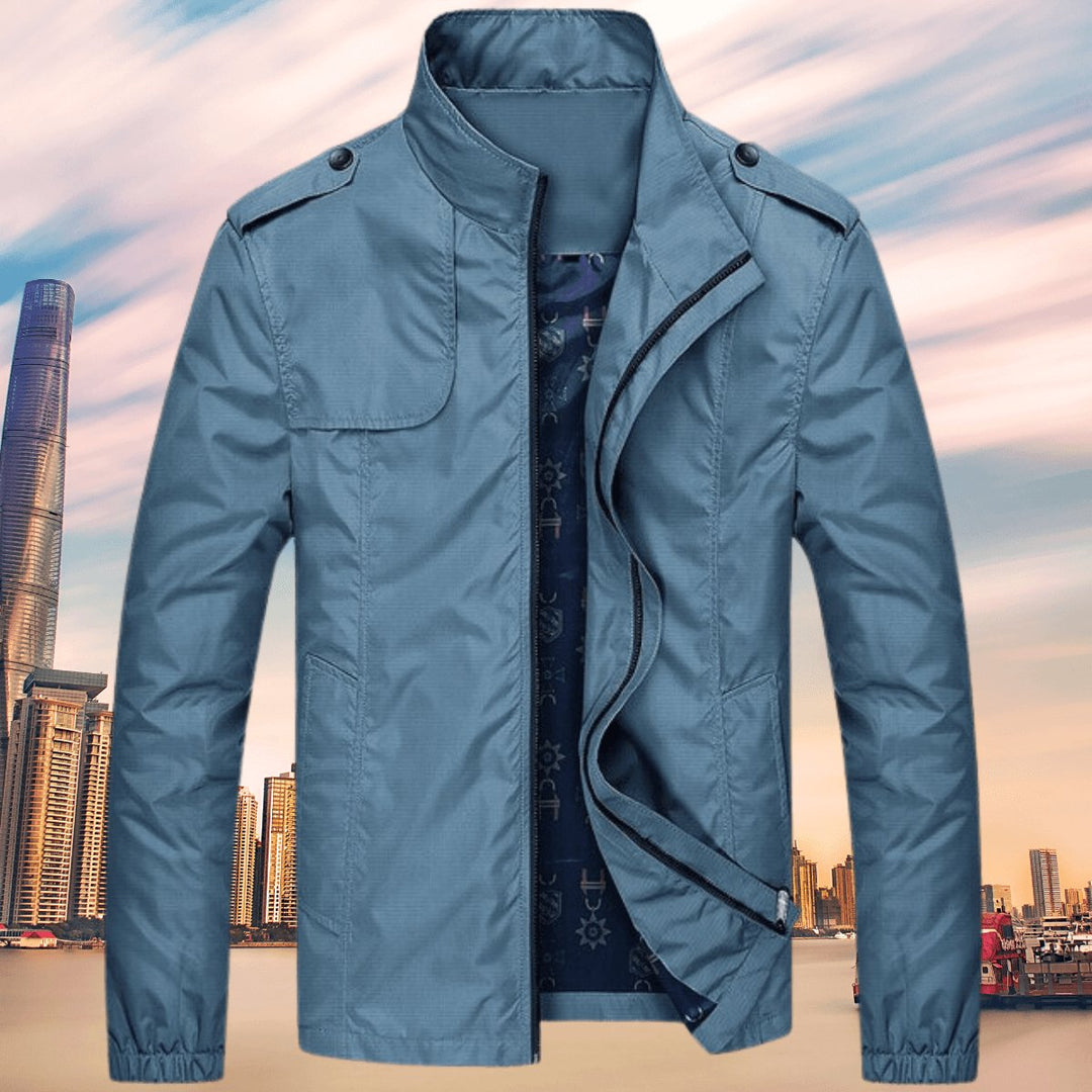 Harry | Men's Casual Zip-Up Bomber Jacket Stand Collar Outerwear