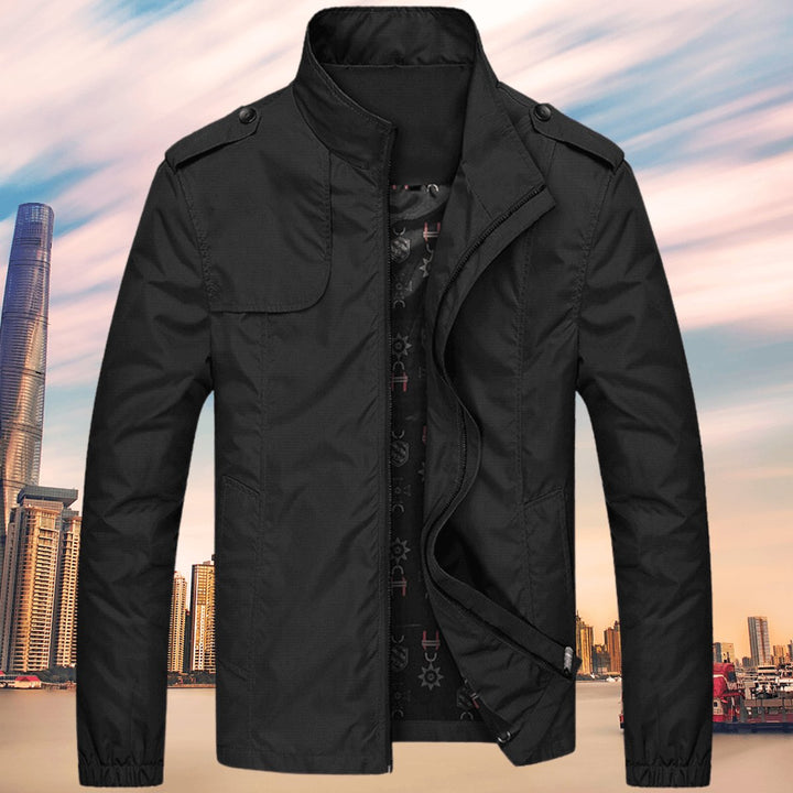 Harry | Men's Casual Zip-Up Bomber Jacket Stand Collar Outerwear