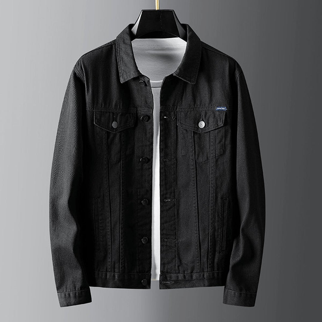 Jack | Men's Classic Button-Front Denim Jacket Casual Outerwear