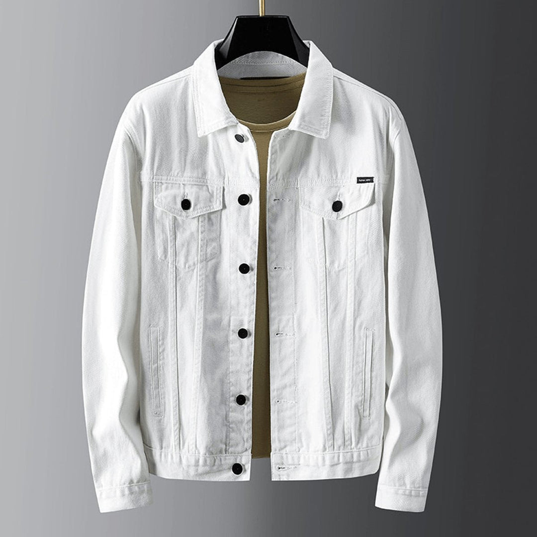 Jack | Men's Classic Button-Front Denim Jacket Casual Outerwear