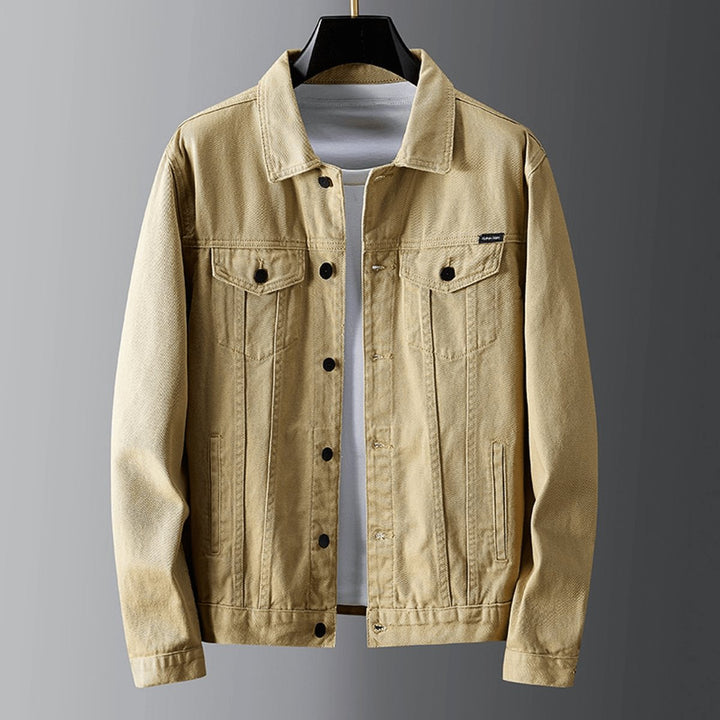 Jack | Men's Classic Button-Front Denim Jacket Casual Outerwear