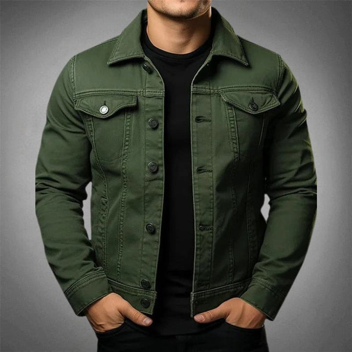 Arthur | Men's Classic Button-Up Denim Jacket Casual Outerwear