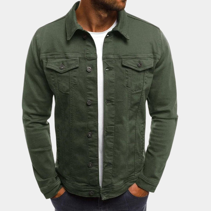Jack | Men's Classic Button-Up Denim Jacket Versatile Mens Jackets