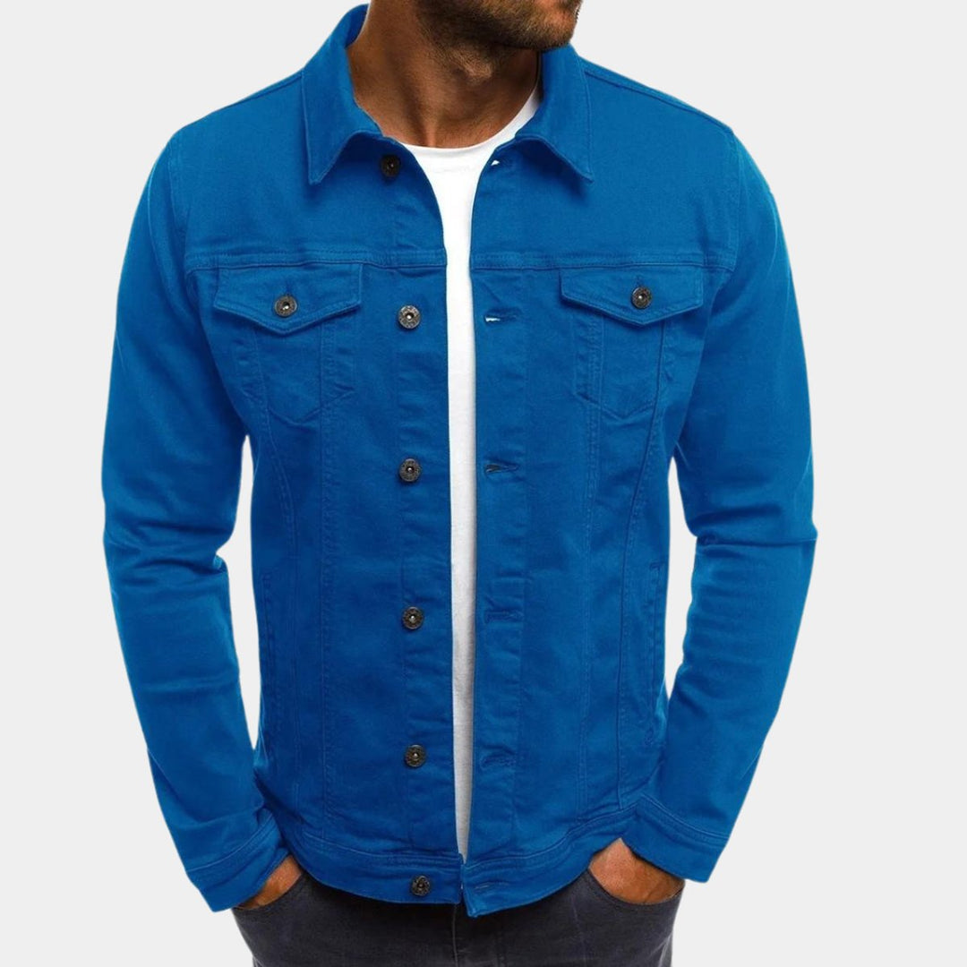 Jack | Men's Classic Button-Up Denim Jacket Versatile Mens Jackets