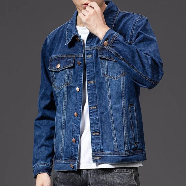 William | Men's Classic Denim Jacket Casual Layering Mens Jackets