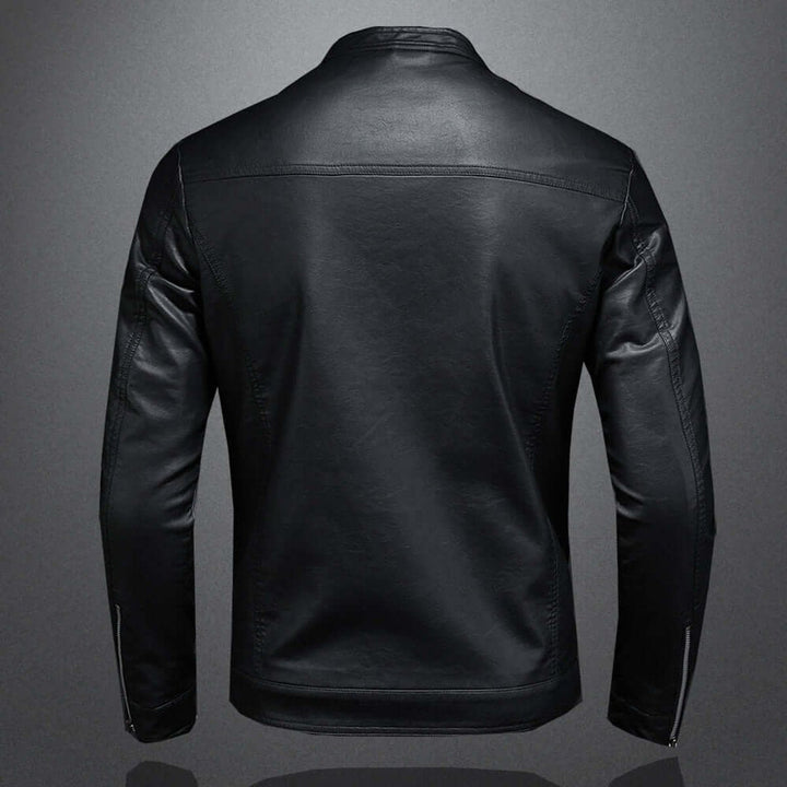 Harry | Men's Classic Faux Leather Biker Jacket Moto Bomber