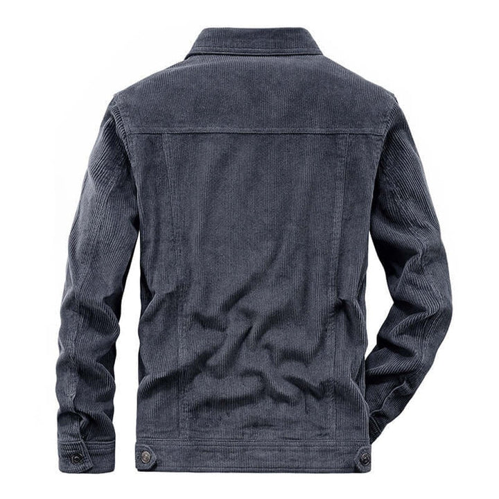 Charlie | Mens Corduroy Bomber Jacket Casual Textured Outerwear