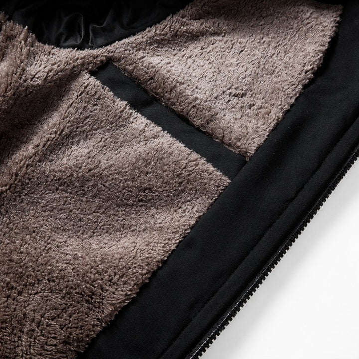 Charlie | Men's Diamond-Quilted Fleece-Lined Bomber Jacket