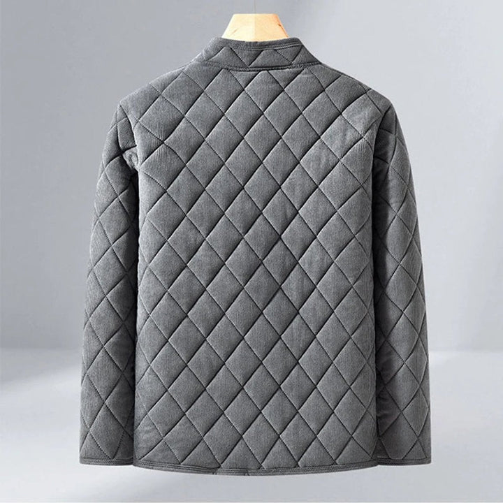 Freddie | Mens Diamond-Quilted Insulated Jacket Fleece-Lined Coat