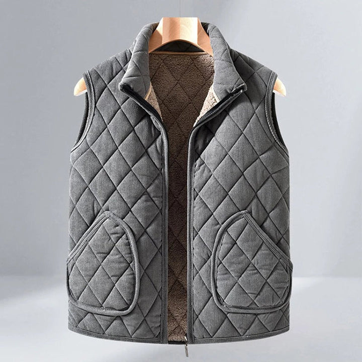 Freddie | Mens Diamond-Quilted Insulated Jacket Fleece-Lined Coat