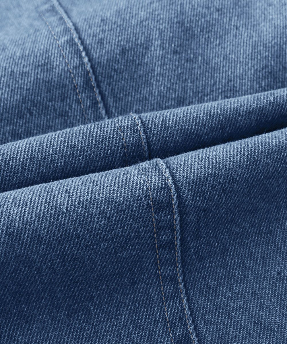 Noah | Men's Flannel-Lined Denim Jacket Trucker Style Button Front