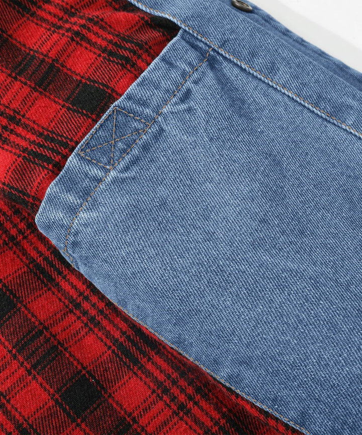 Noah | Men's Flannel-Lined Denim Jacket Trucker Style Button Front