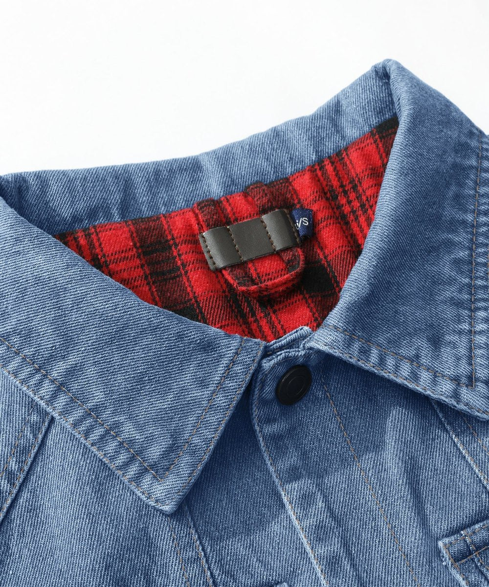 Noah | Men's Flannel-Lined Denim Jacket Trucker Style Button Front