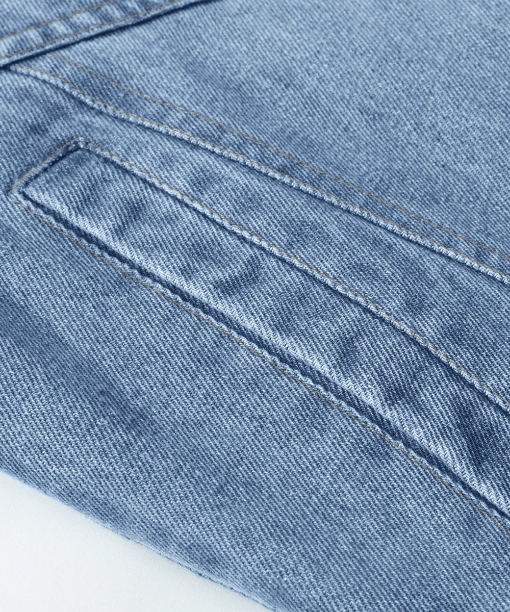 Noah | Men's Flannel-Lined Denim Jacket Trucker Style Button Front