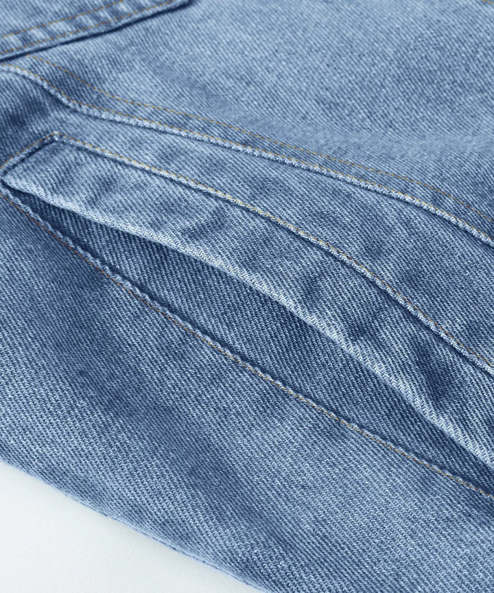 Noah | Men's Flannel-Lined Denim Jacket Trucker Style Button Front