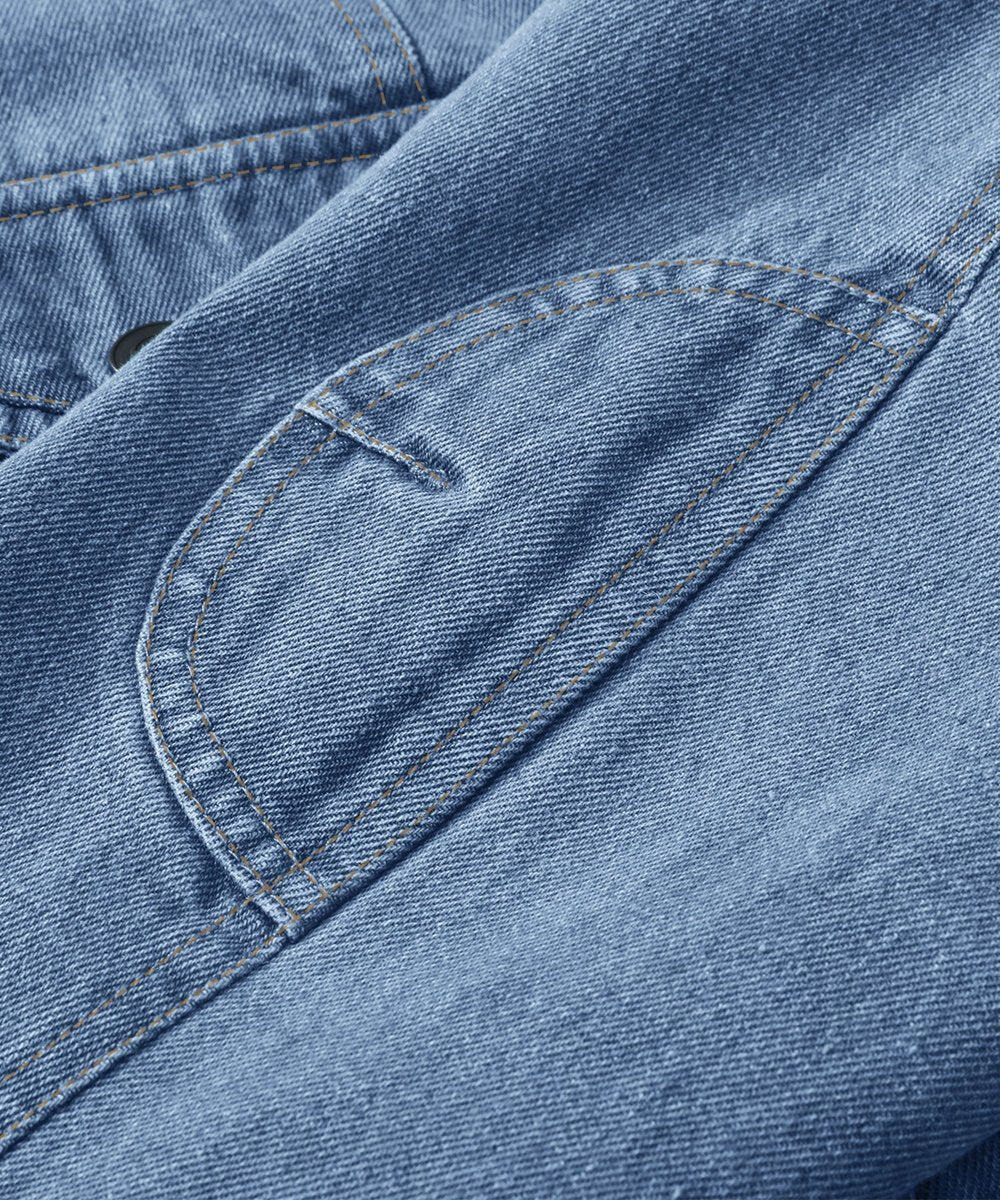 Noah | Men's Flannel-Lined Denim Jacket Trucker Style Button Front