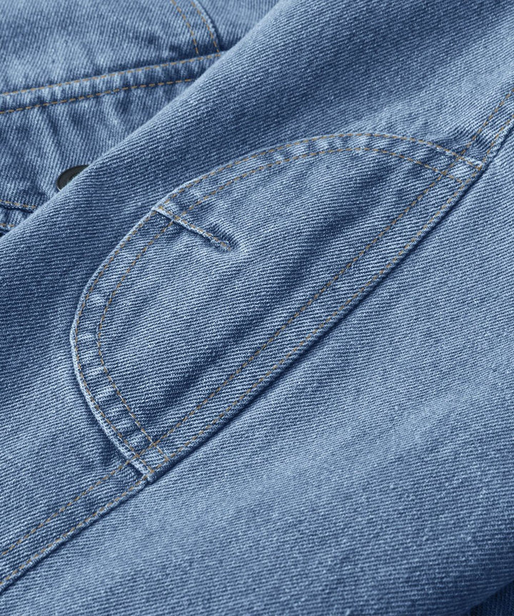 Noah | Men's Flannel-Lined Denim Jacket Trucker Style Button Front