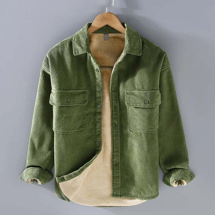 Alfie | Men's Fleece-Lined Corduroy Shacket Jacket Coat