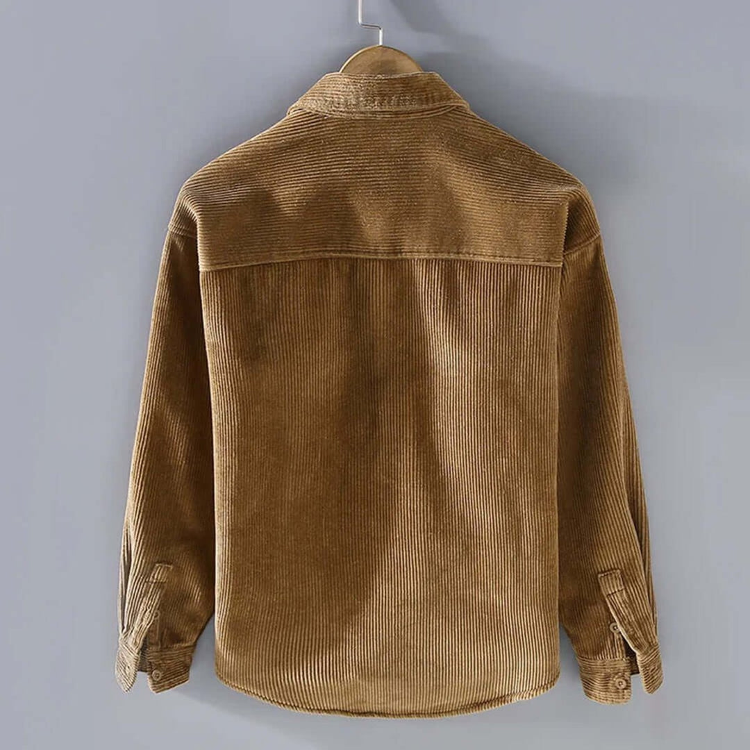 Alfie | Men's Fleece-Lined Corduroy Shacket Jacket Coat