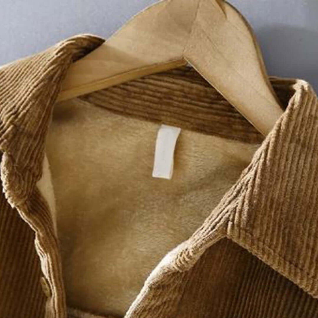 Alfie | Men's Fleece-Lined Corduroy Shacket Jacket Coat