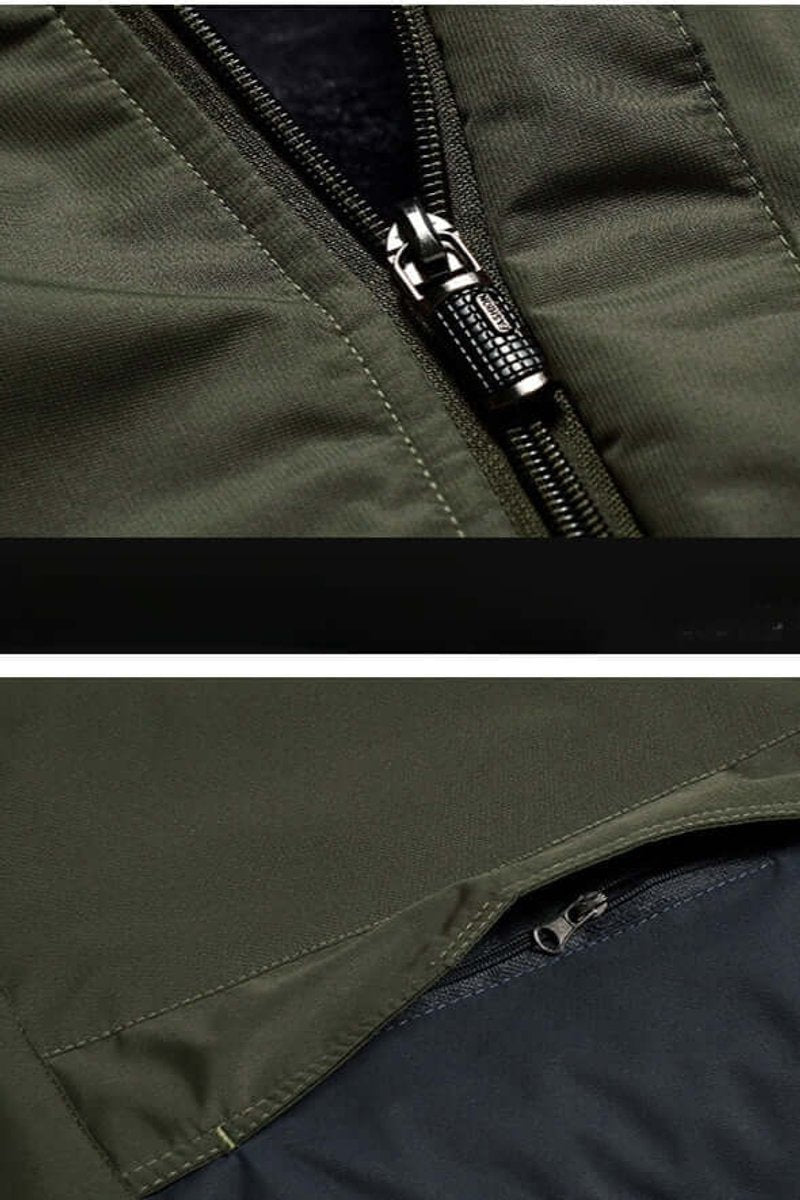 Freddie | Men's Fleece-Lined Waterproof Hooded Outdoor Winter Jacket