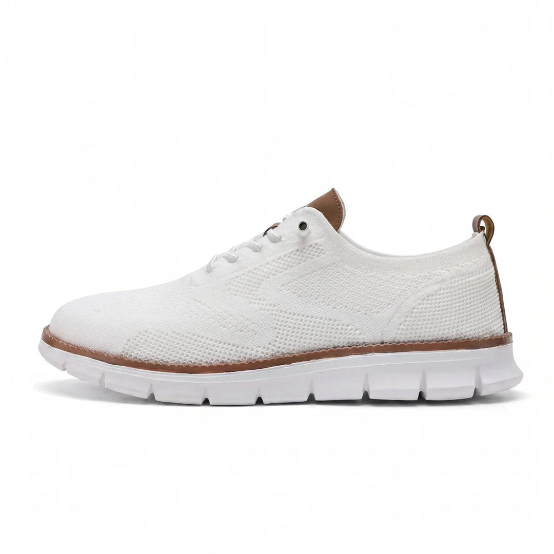 Henry | Men's Knit Lace-Up Casual Trainers Removable Foam Insole