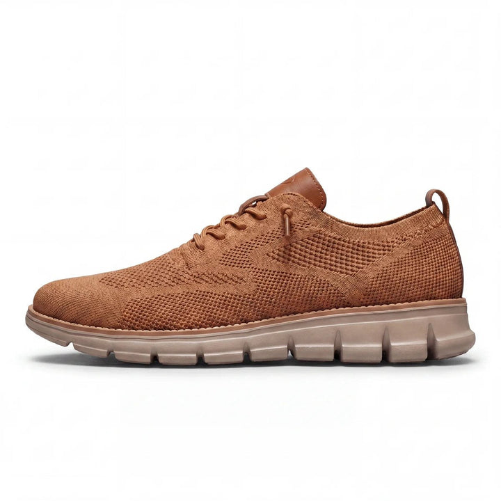 Henry | Men's Knit Lace-Up Casual Trainers Removable Foam Insole