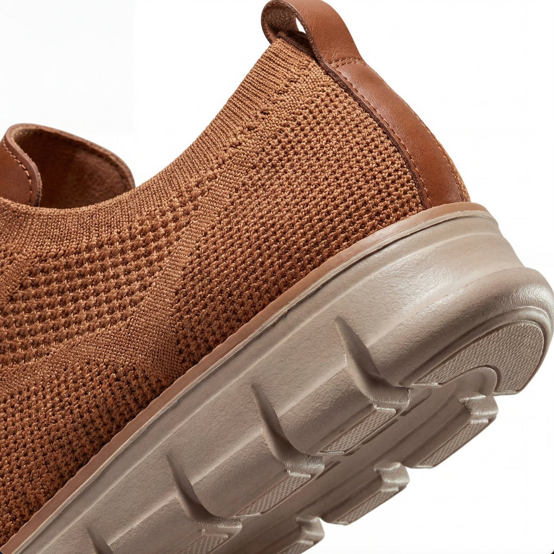Henry | Men's Knit Lace-Up Casual Trainers Removable Foam Insole