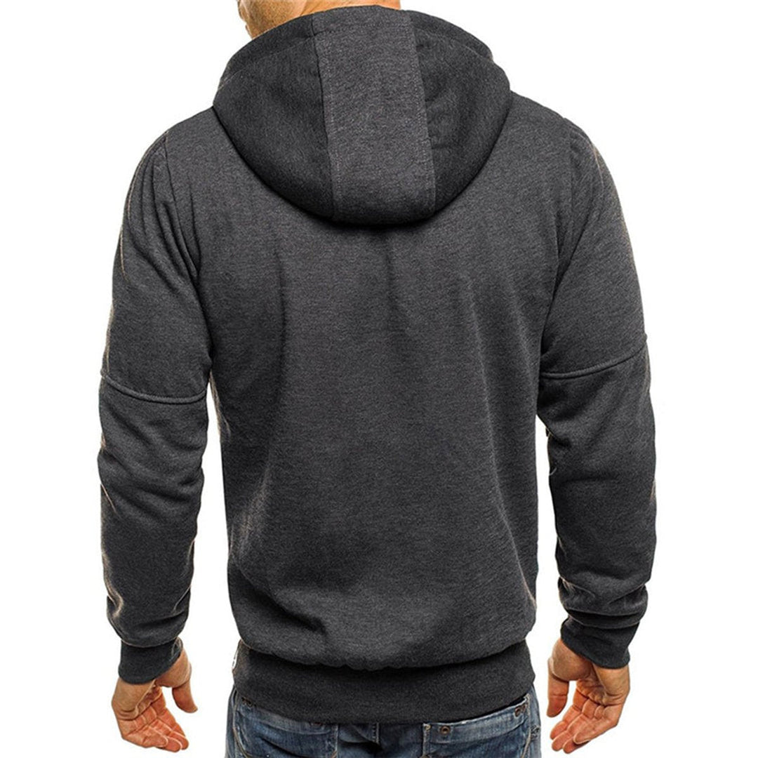 Freddie | Men's Full Zip Fleece Hoodie Zip Pockets Drawstring Hood
